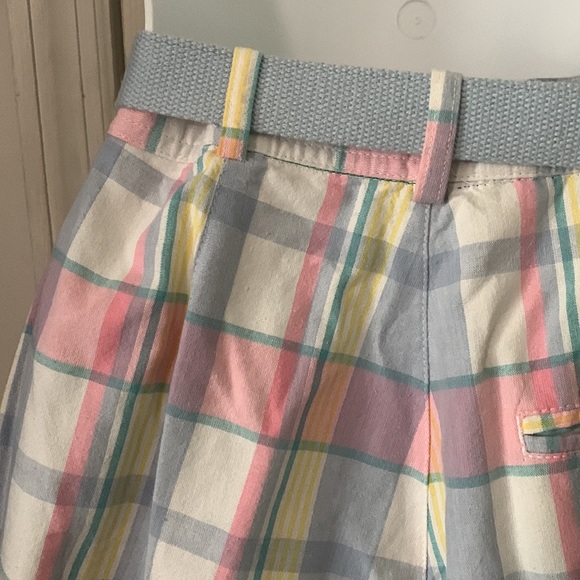 Best American clothing capris square multicolor size 7/8 100%cotton gently used - Picture 3 of 11